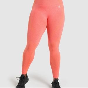Gymshark Vital Seamless 2.0 Leggings - Orange Marl